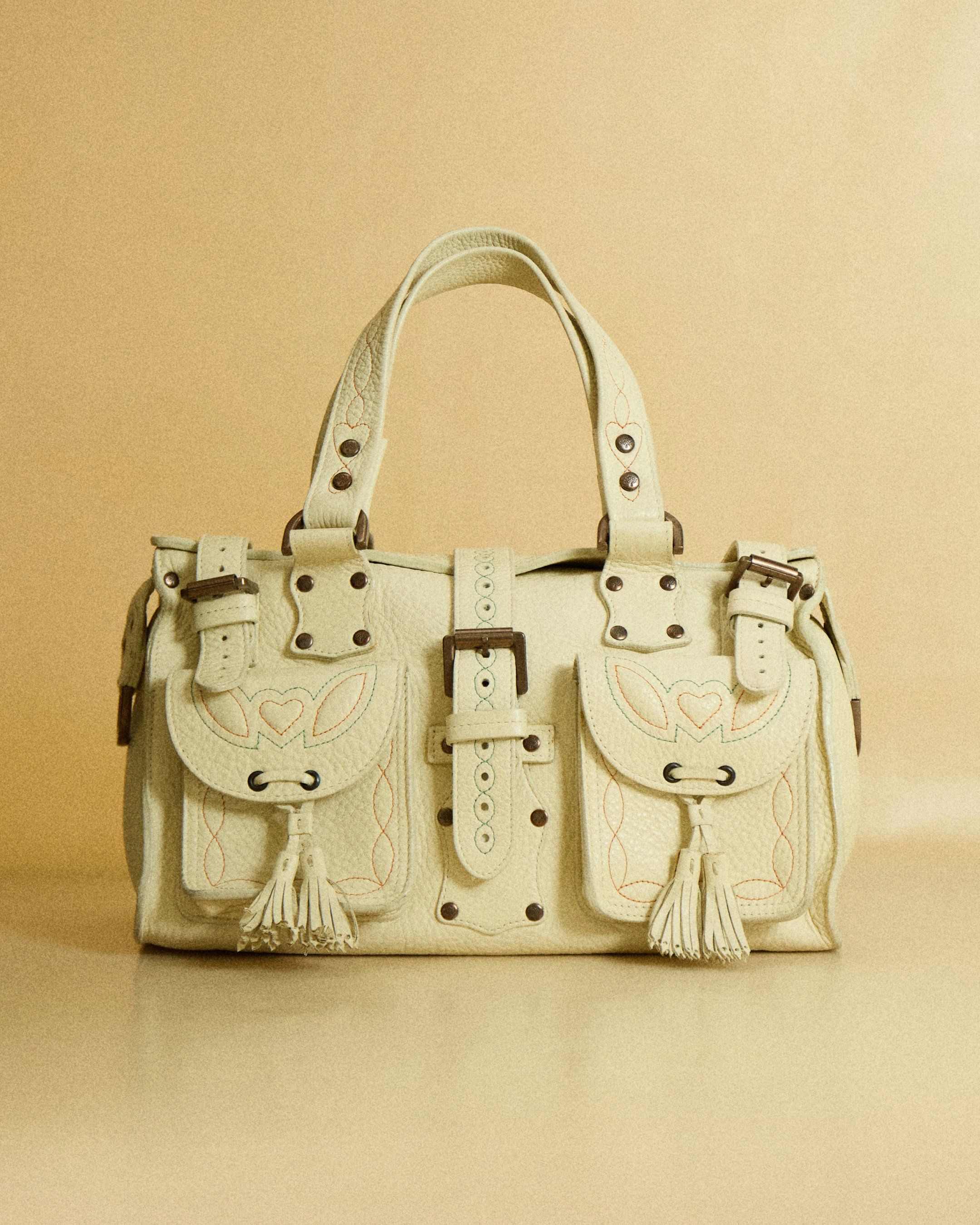 Cream pre loved bag