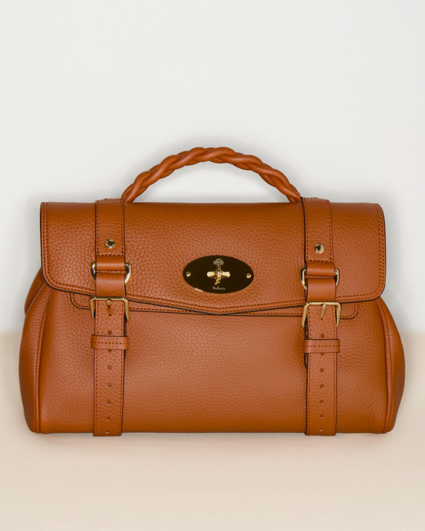 Mulberry Alexa handbag in brown leather