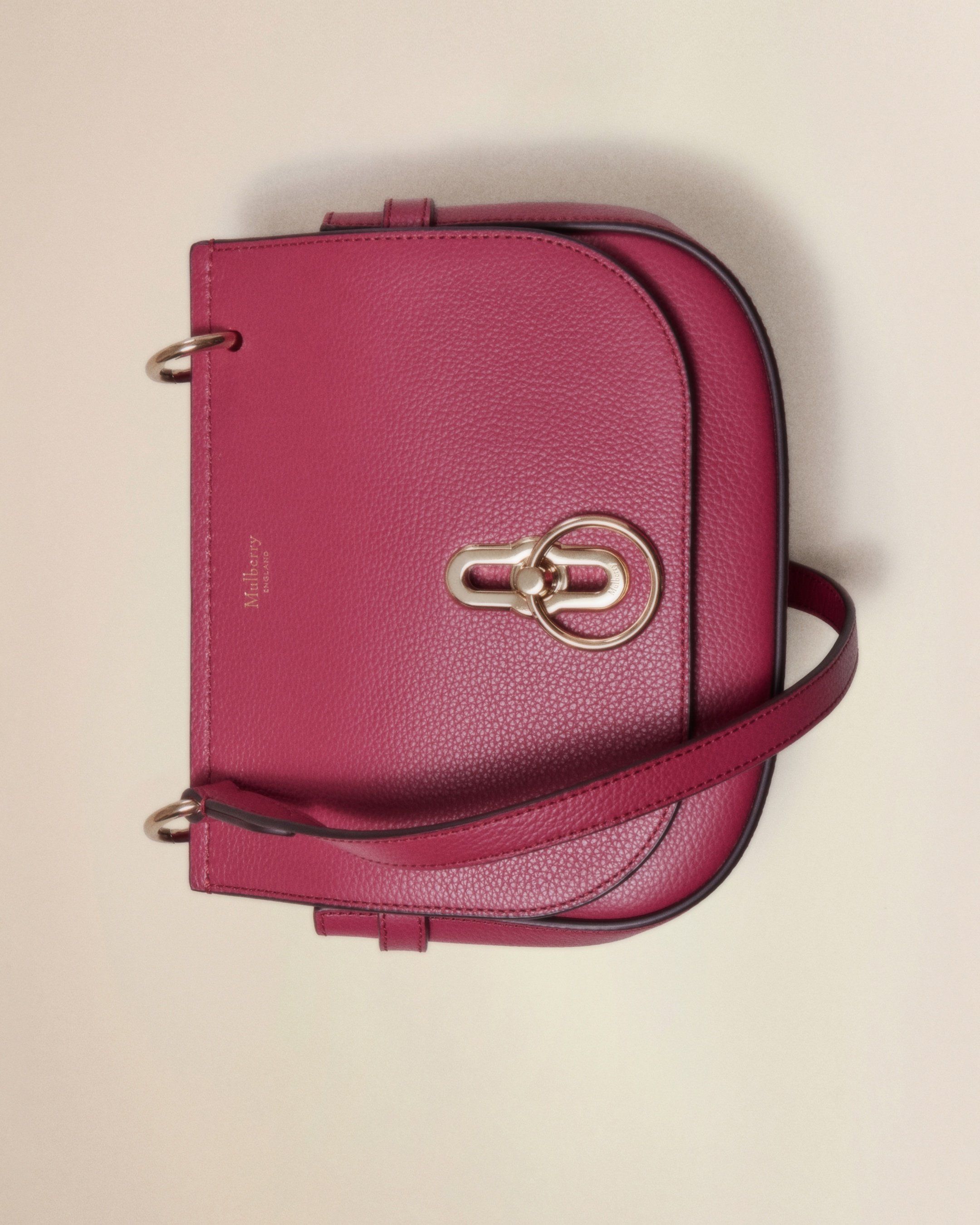 Mulberry Small Amberley Satchel bag in Wild Berry