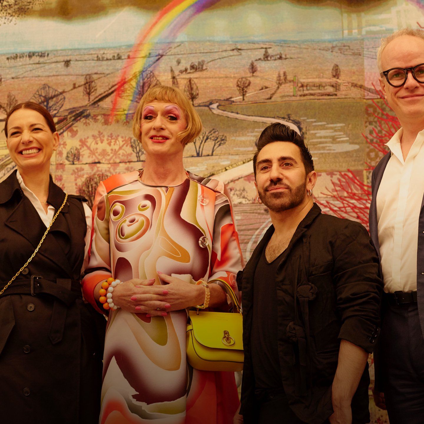 Yana Peel Hans Ulrich Obrist CEO und künstlerischer Leiter Serpentine Galleries Turner-Preisträger Grayson Perry Johnny Coca Kreativdirektor von Old