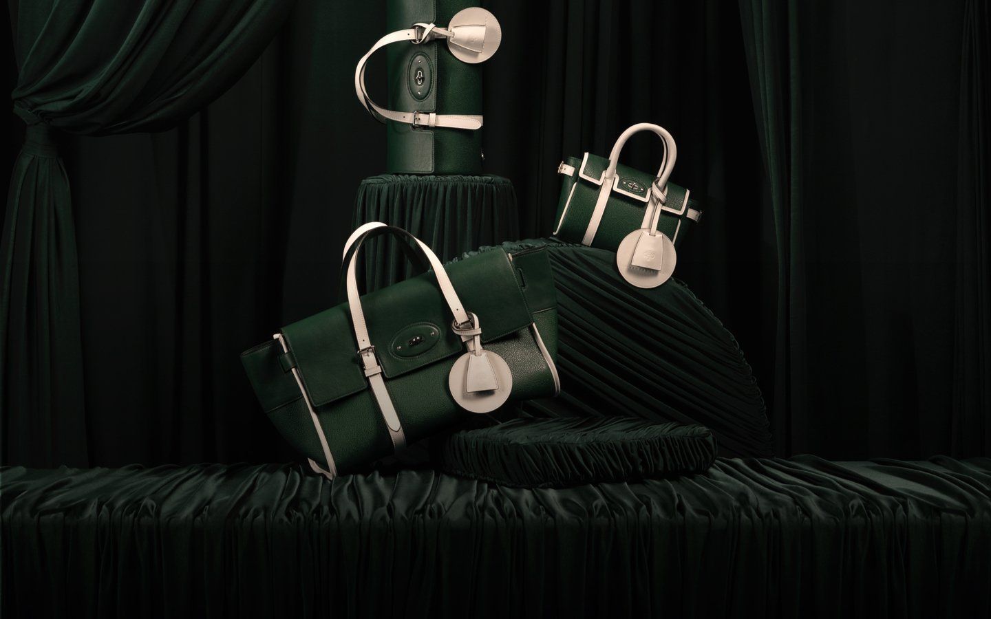 Three bags from the Mulberry x Richard Malone collection