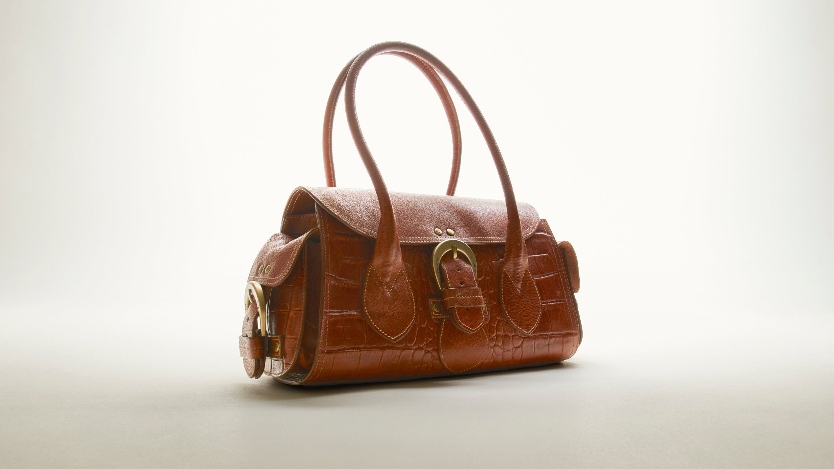 pre-loved mulberry handbag in brown leather