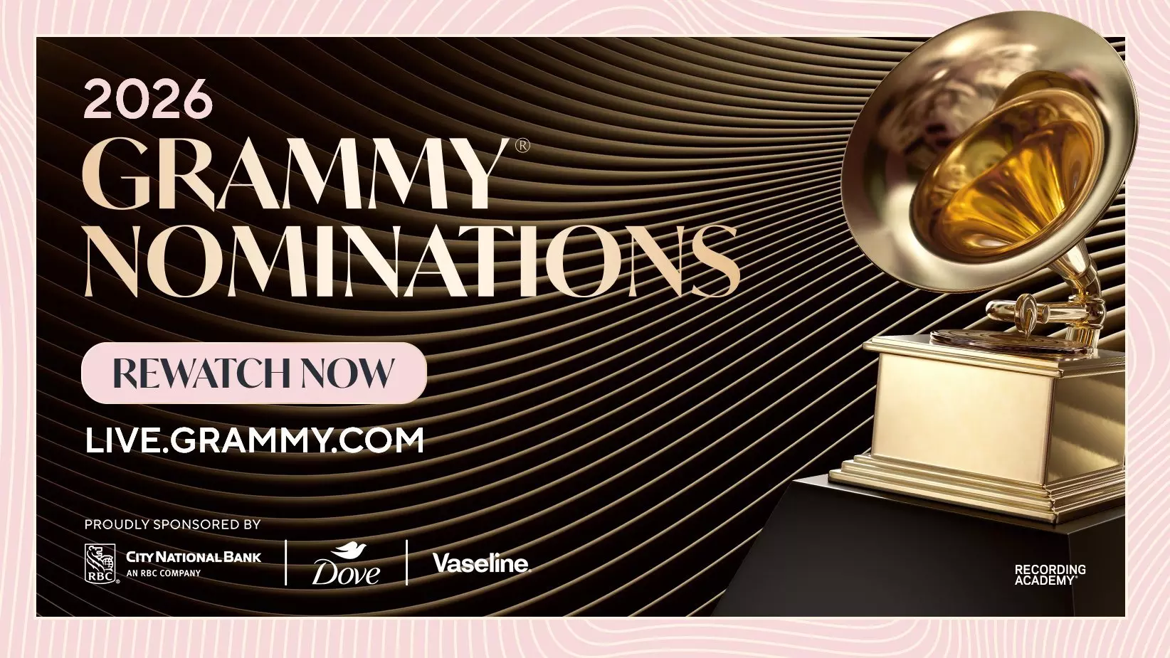 Rewatch The 2026 GRAMMYS Nominations On Live.GRAMMY.com