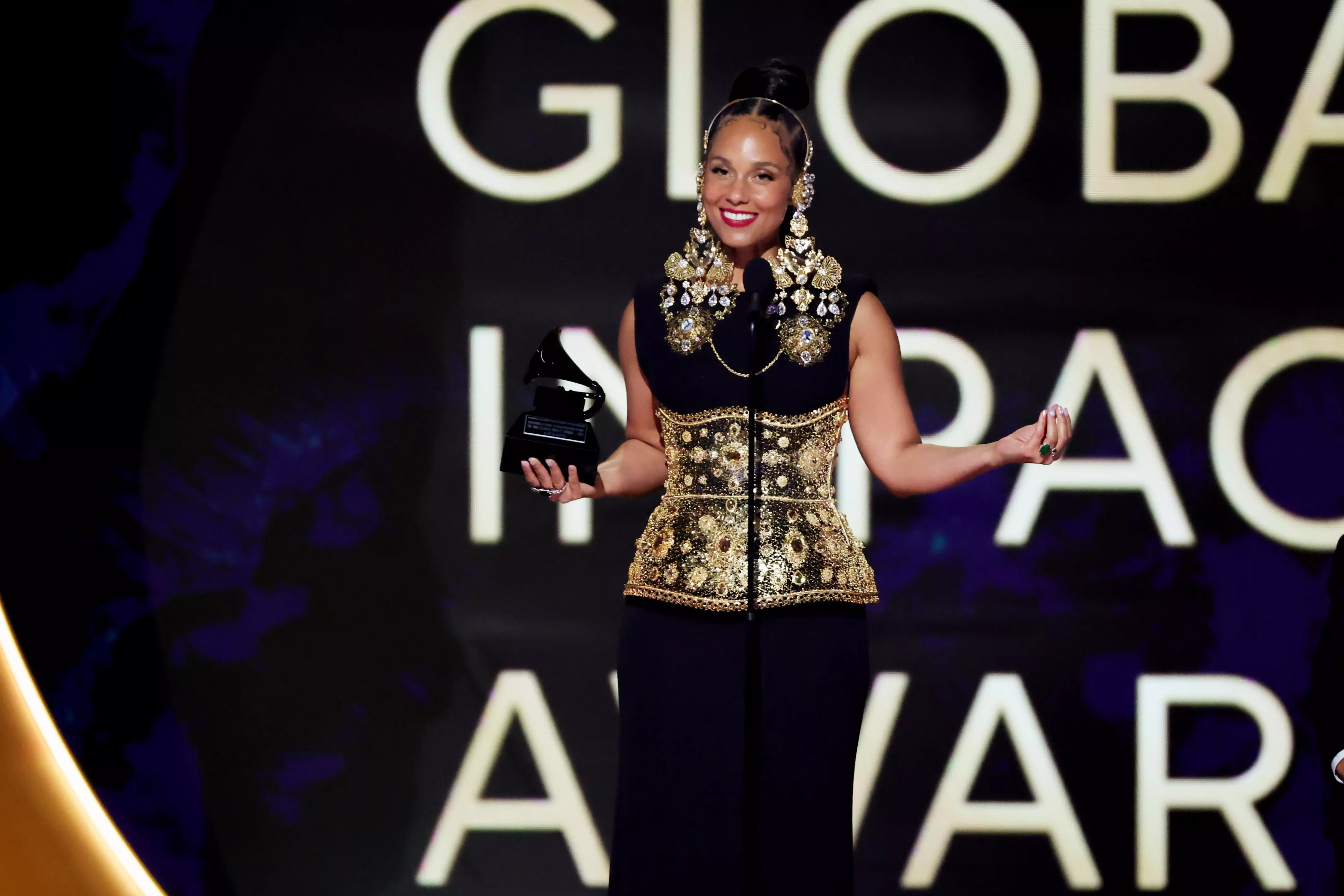 2025 GRAMMYs: Alicia Keys Delivers A Powerful Call To Action After Receiving Dr. Dre Global Impact Award