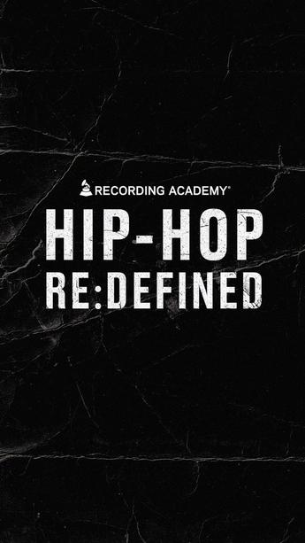Graphic for the Recording Academy's Hip-Hop Re:Defined performance series.