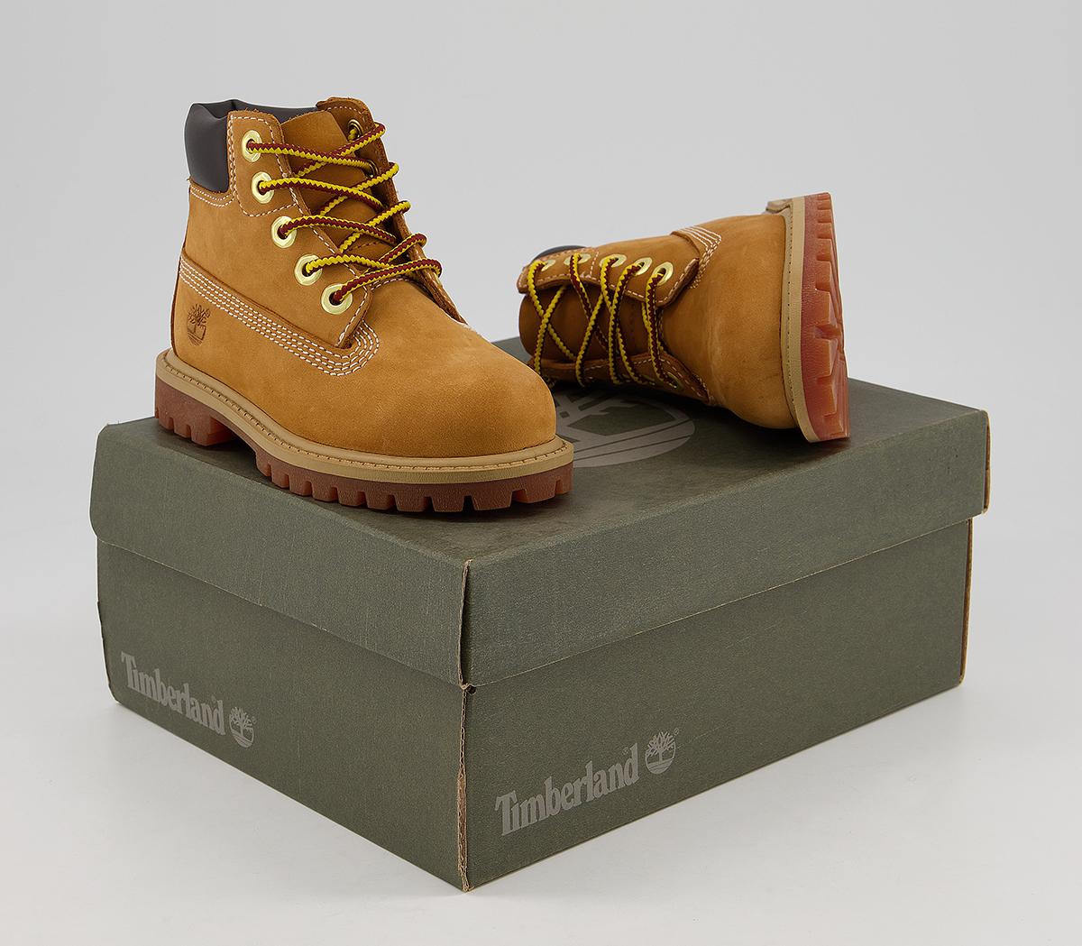 Timberland 6 Inch Infant Classic Boots Wheat Nubuck - Unisex