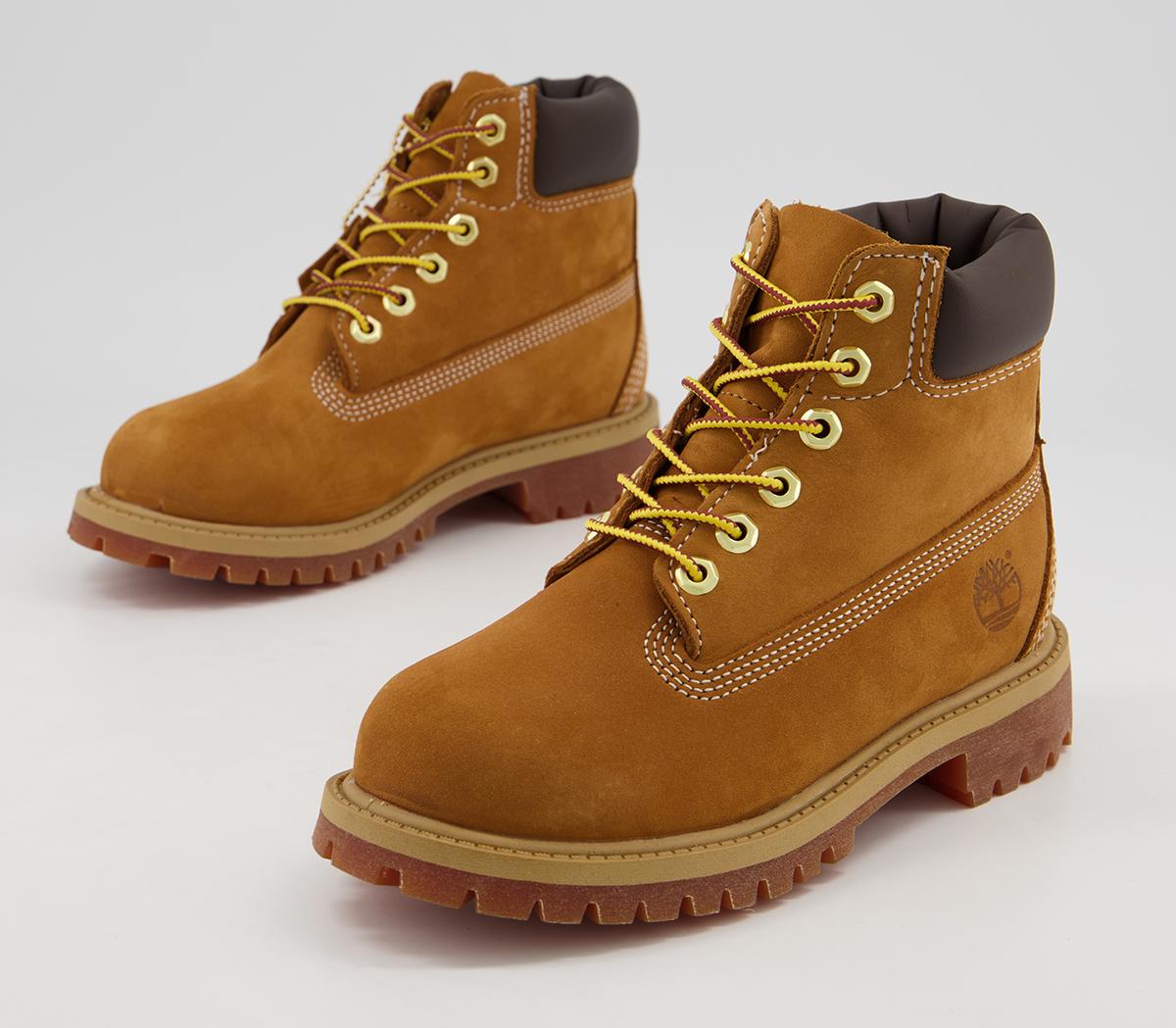 Timberland6 Inch Youth Classic BootsWheat Nubuck