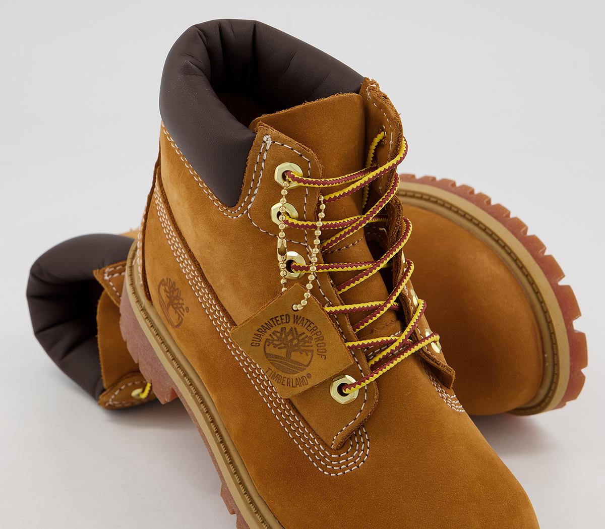 Timberland6 Inch Youth Classic BootsWheat Nubuck