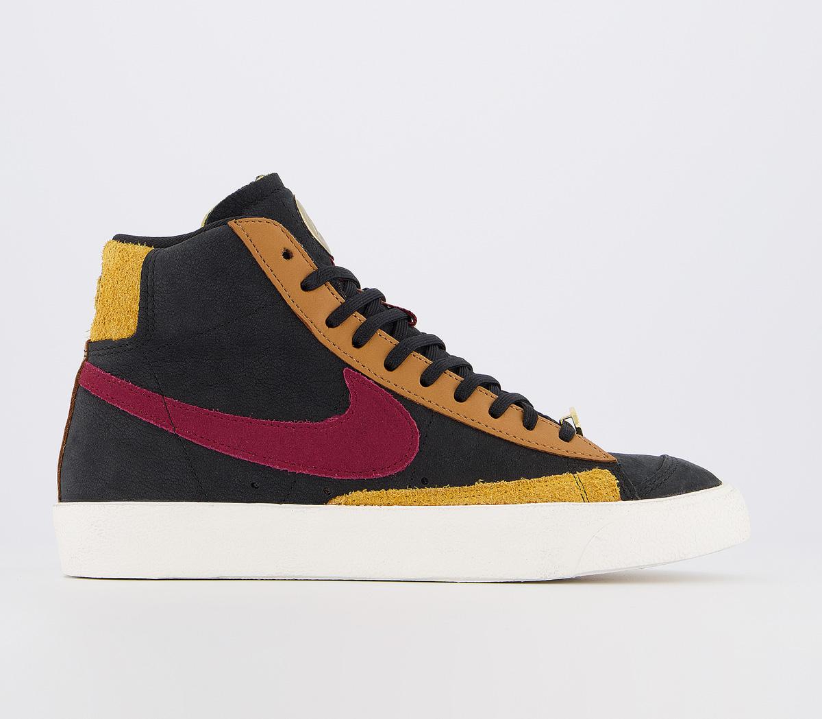 black red nike blazer