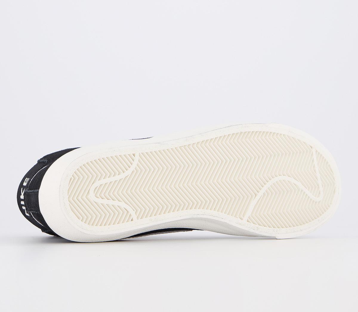 Nike Blazer Mid 77 Trainers Nike Blazer Mid 77 Trainers Black Pure Platinum Sail
