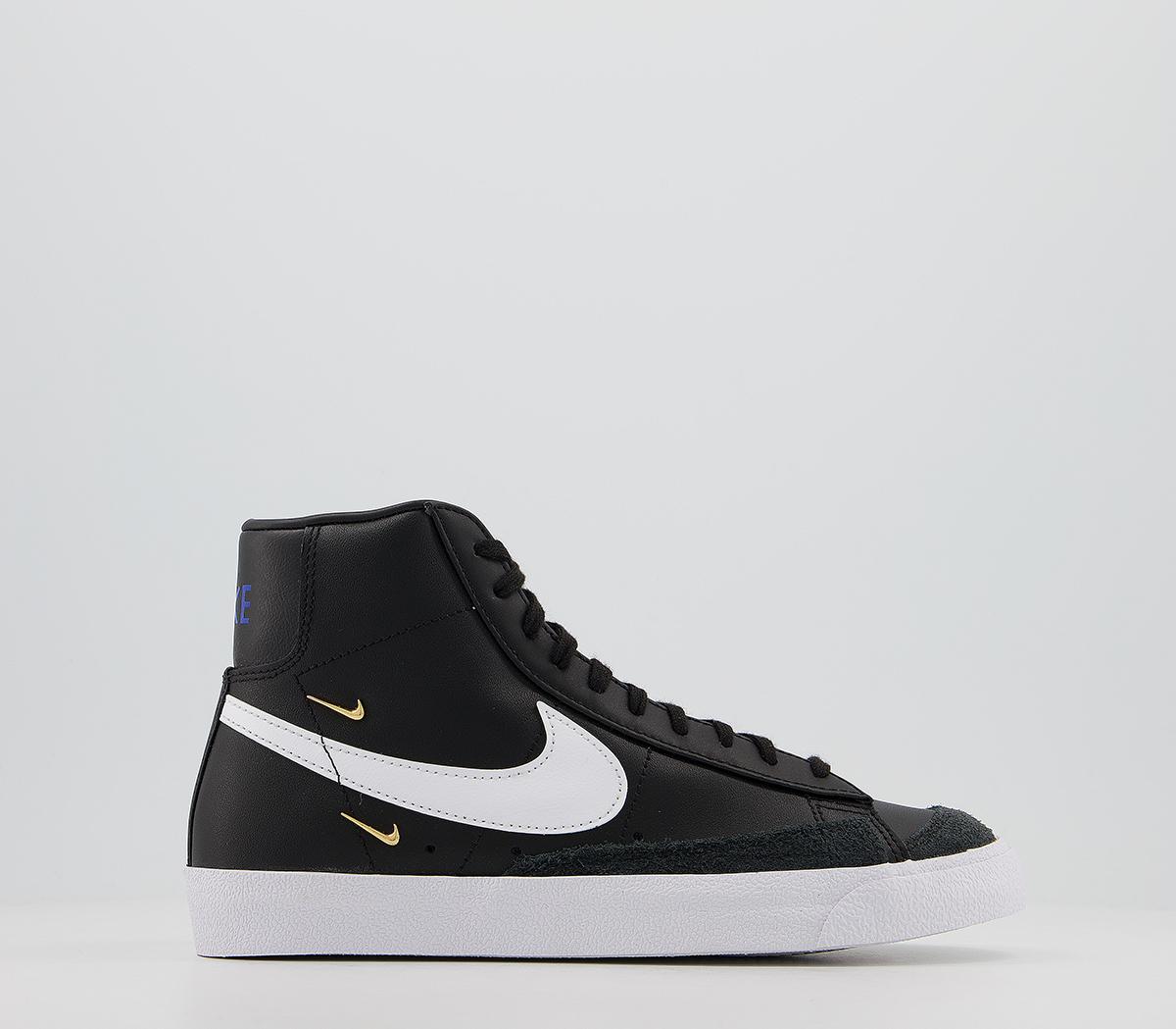 Nike blazer trainers white and outlet black