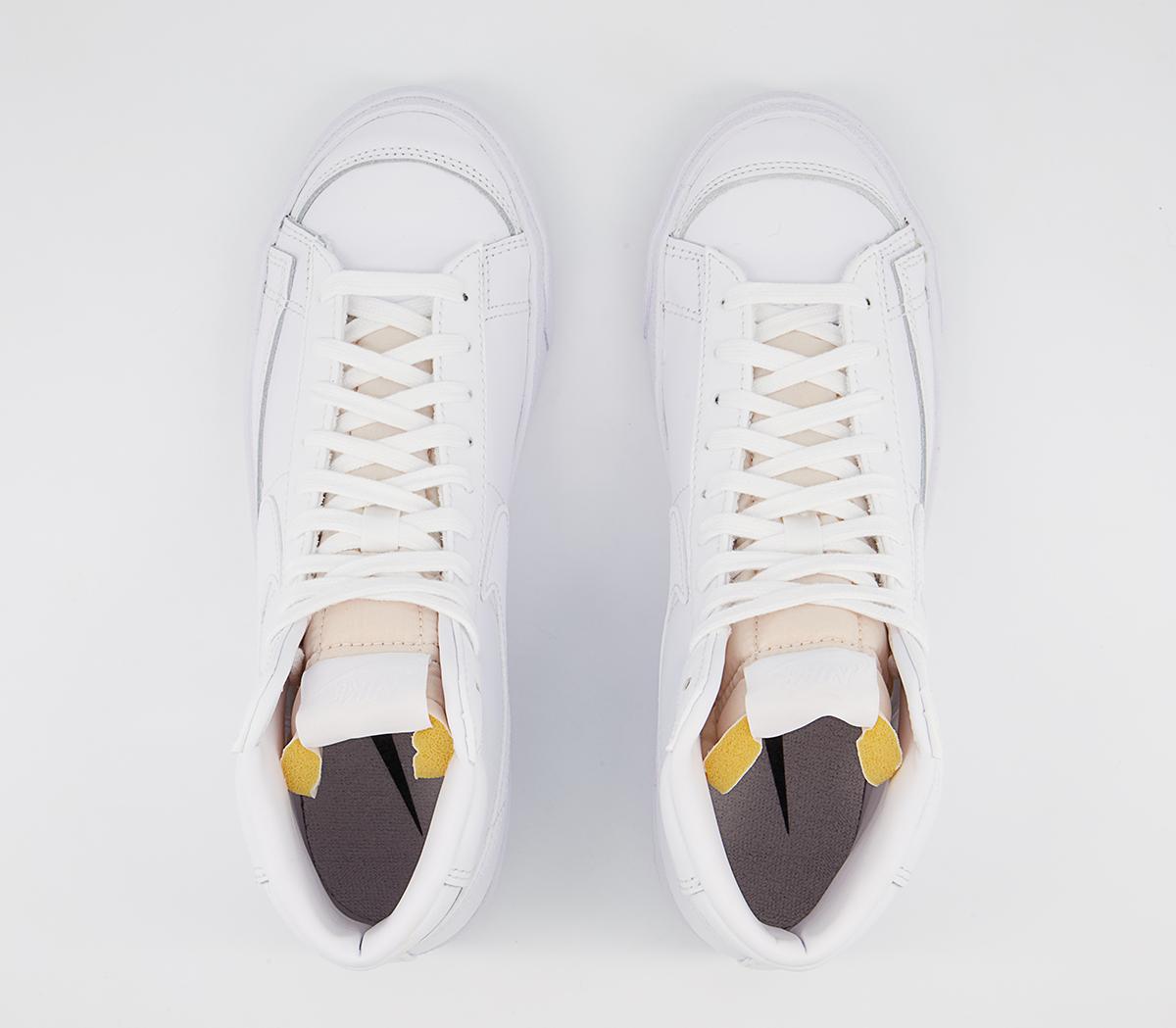 Nike Blazer Mid 77 Trainers Nike Blazer Mid 77 Trainers White Mono