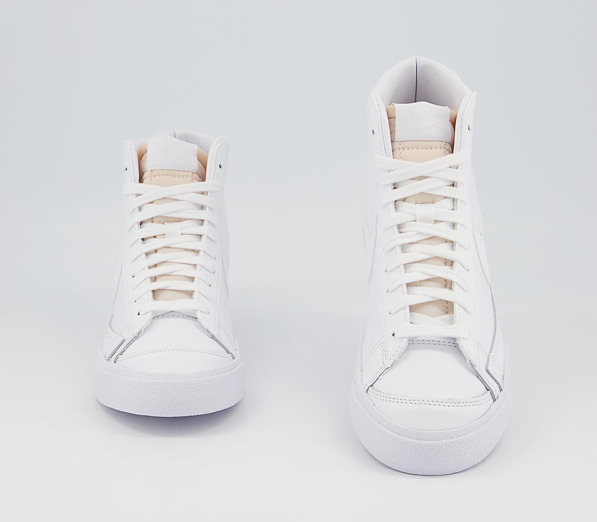 Nike Blazer Mid 77 Trainers Nike Blazer Mid 77 Trainers White Mono