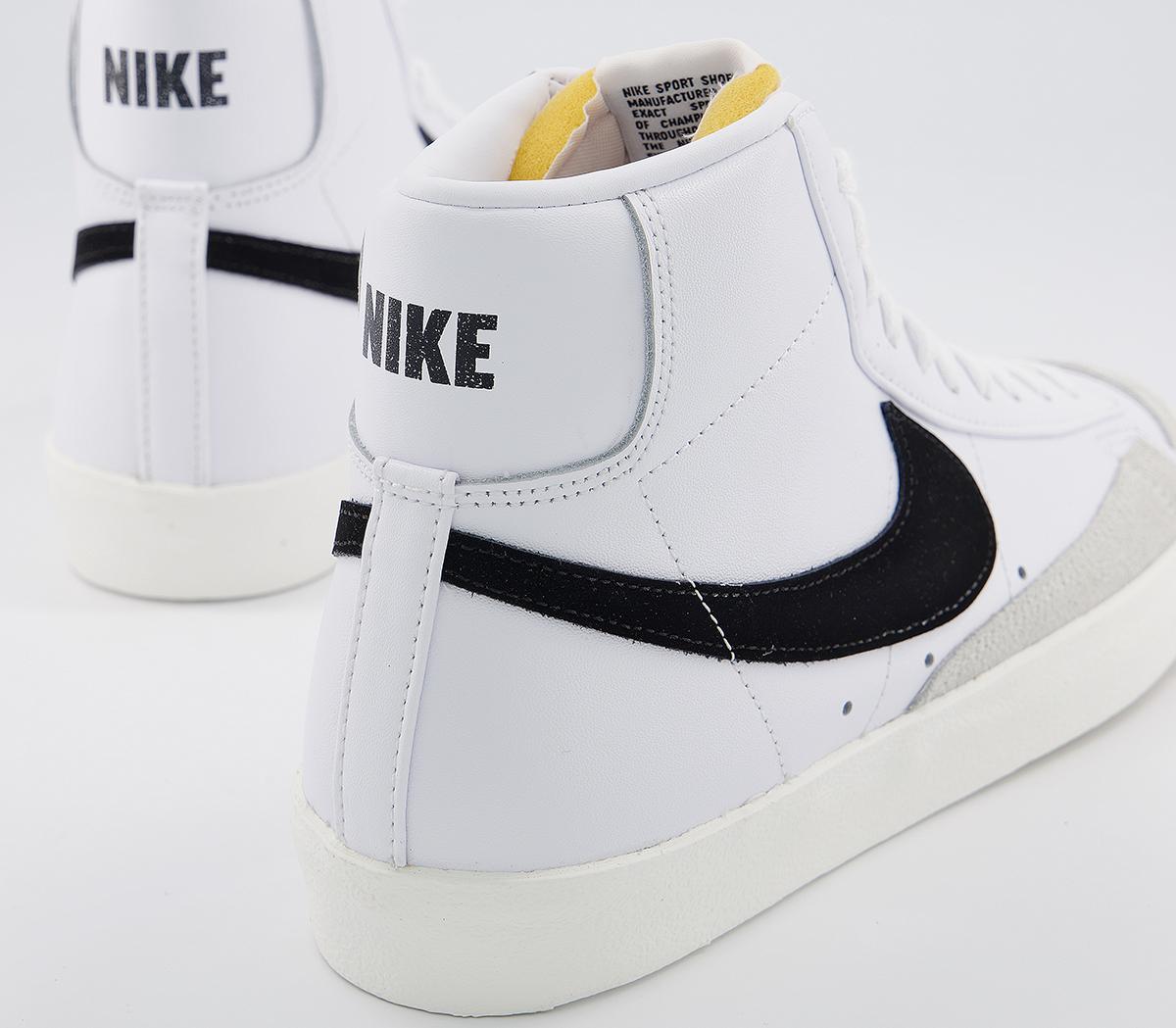 Nike Blazer Mid 77 Trainers Nike Blazer Mid 77 Trainers White Black