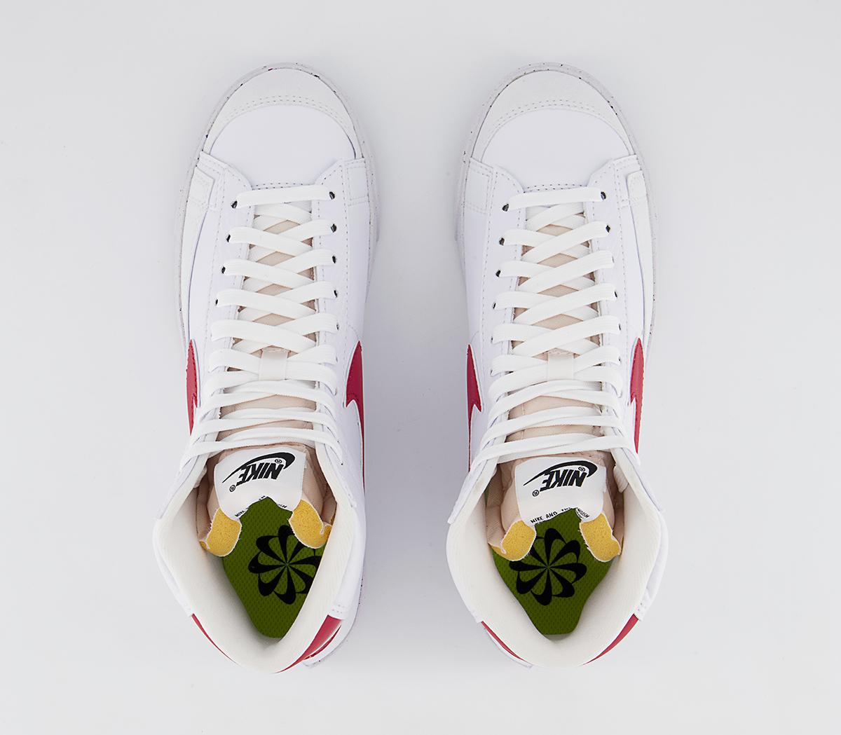 Nike Blazer Mid 77 Trainers Nike Blazer Mid 77 Trainers White Gym Red Black