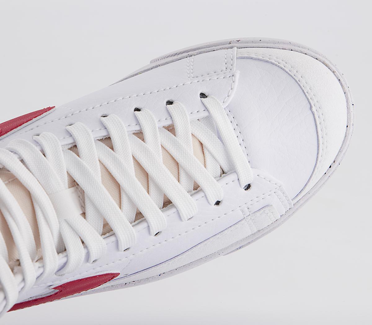 Nike Blazer Mid 77 Trainers Nike Blazer Mid 77 Trainers White Gym Red Black