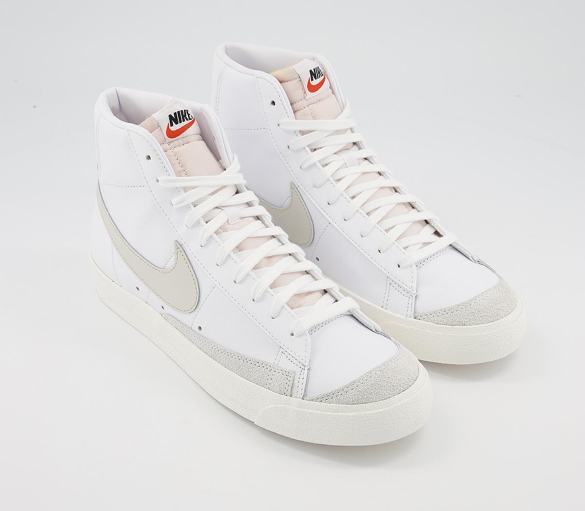 Nike Blazer Mid 77 Trainers White Bone Sail - Nike Blazer