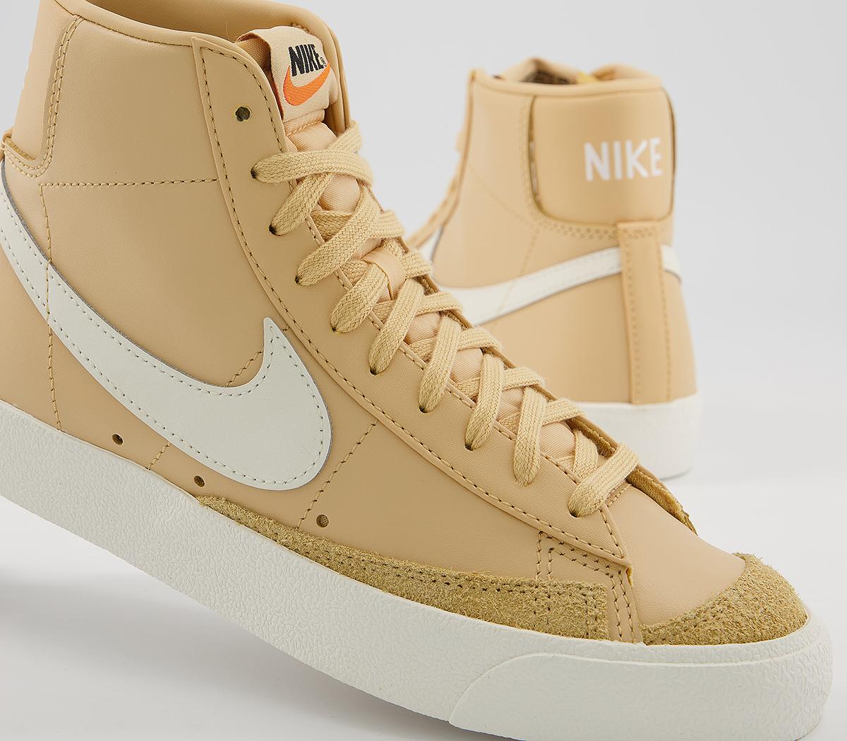 NikeBlazer Mid 77Canvas White Canvas Hyper Crimson Sail