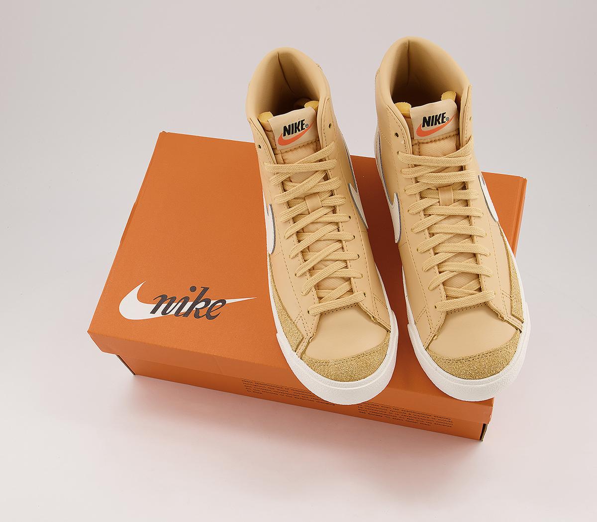 NikeBlazer Mid 77Canvas White Canvas Hyper Crimson Sail