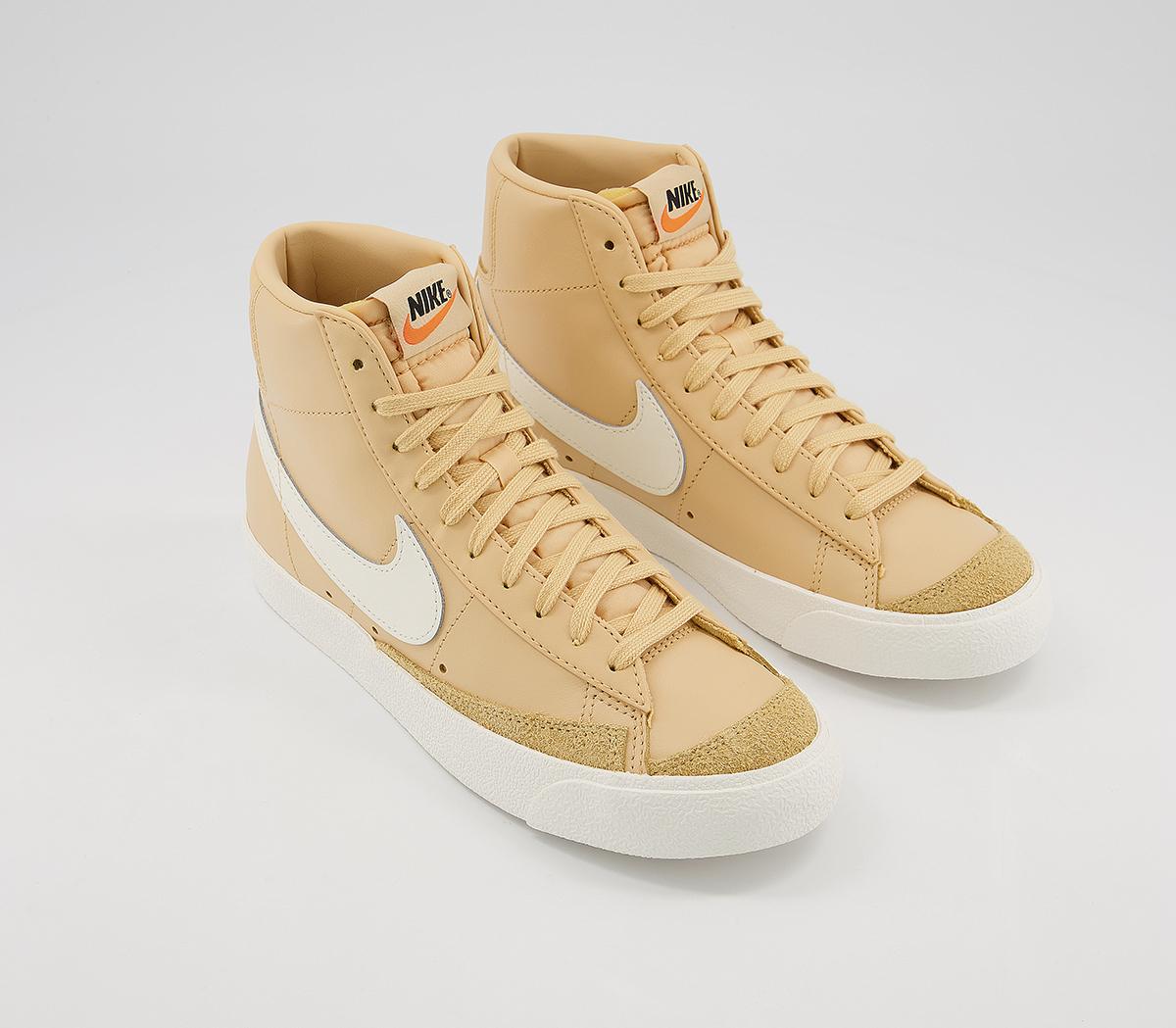 NikeBlazer Mid 77Canvas White Canvas Hyper Crimson Sail
