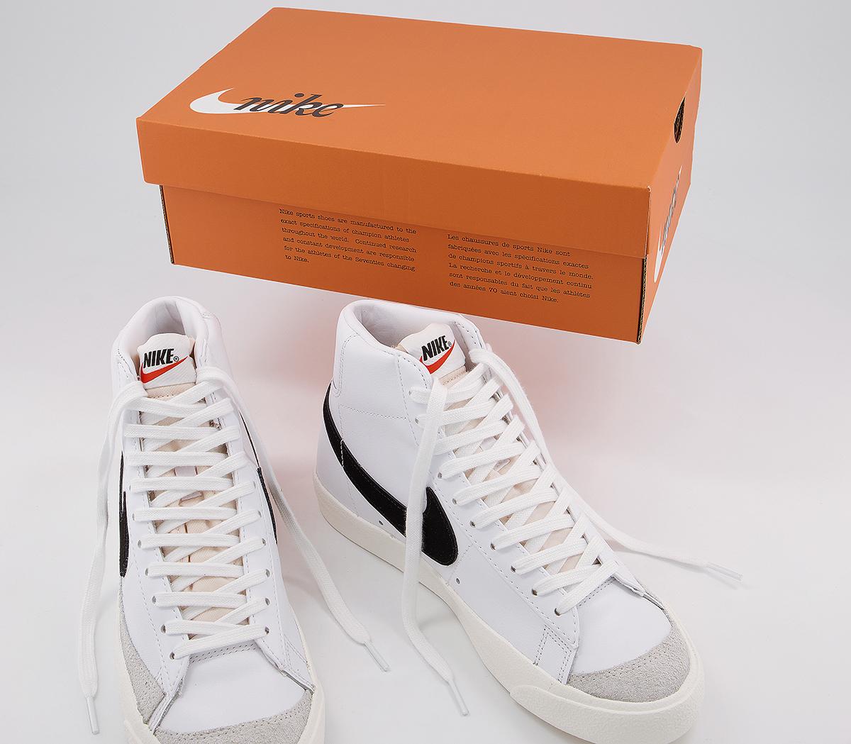 Nike Blazer Mid 77 Trainers Nike Blazer Mid 77 Trainers White Black Sail