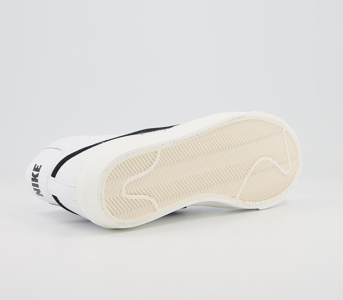 Nike Blazer Mid 77 Trainers Nike Blazer Mid 77 Trainers White Black Sail