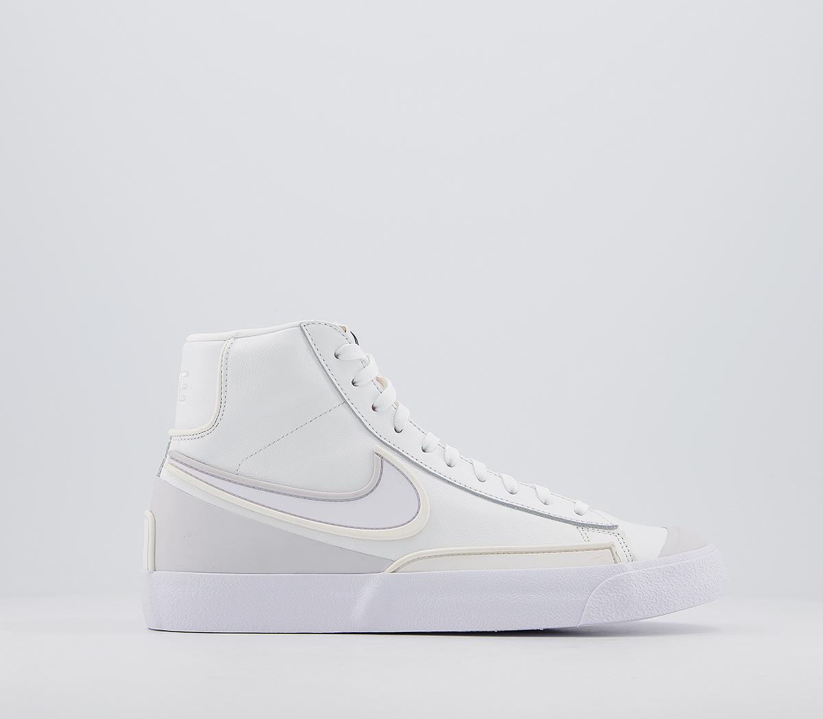 nike blazer mid '77 infinite sneakers in summit white