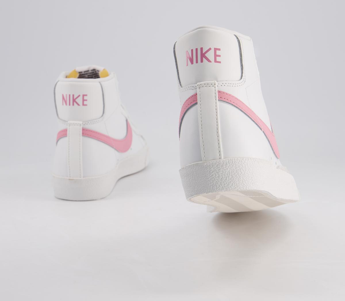 blazer mid 77 trainers white sunset pulse