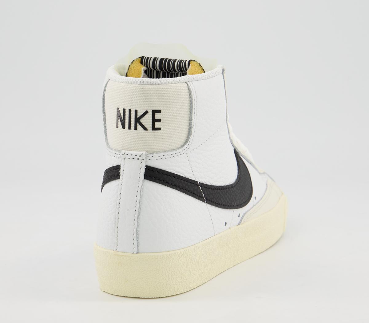Nike Blazer Mid 77 Trainers Nike Blazer Mid 77 Trainers Summit White Black Pale Ivory Beach White