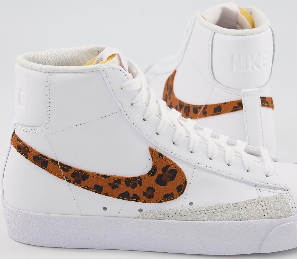 Nike Blazer Mid 77 Trainers Nike Blazer Mid 77 Trainers White White Leopard