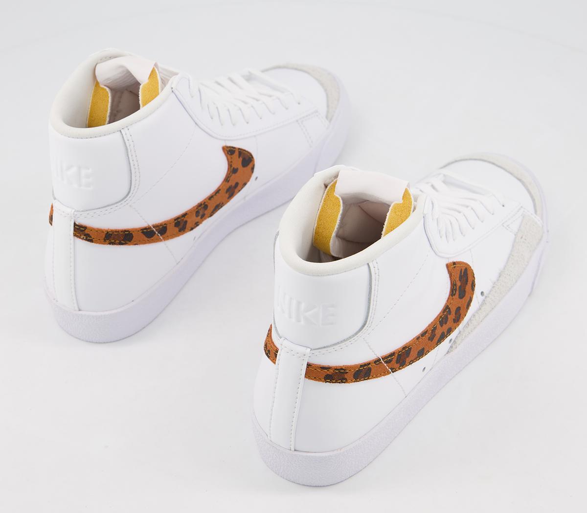 Nike Blazer Mid 77 Trainers Nike Blazer Mid 77 Trainers White White Leopard