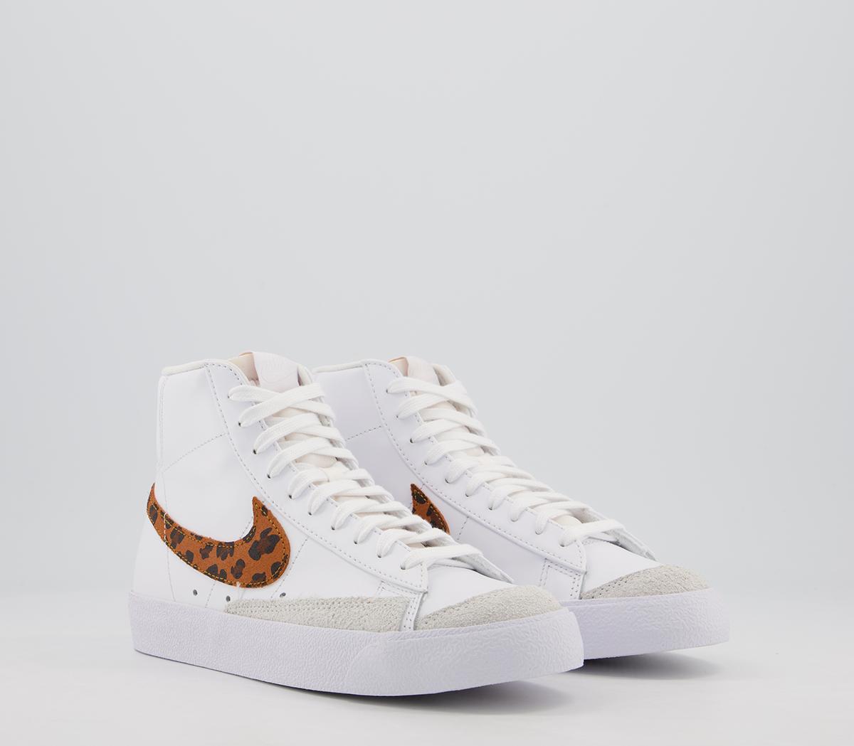 Nike Blazer Mid 77 Trainers Nike Blazer Mid 77 Trainers White White Leopard