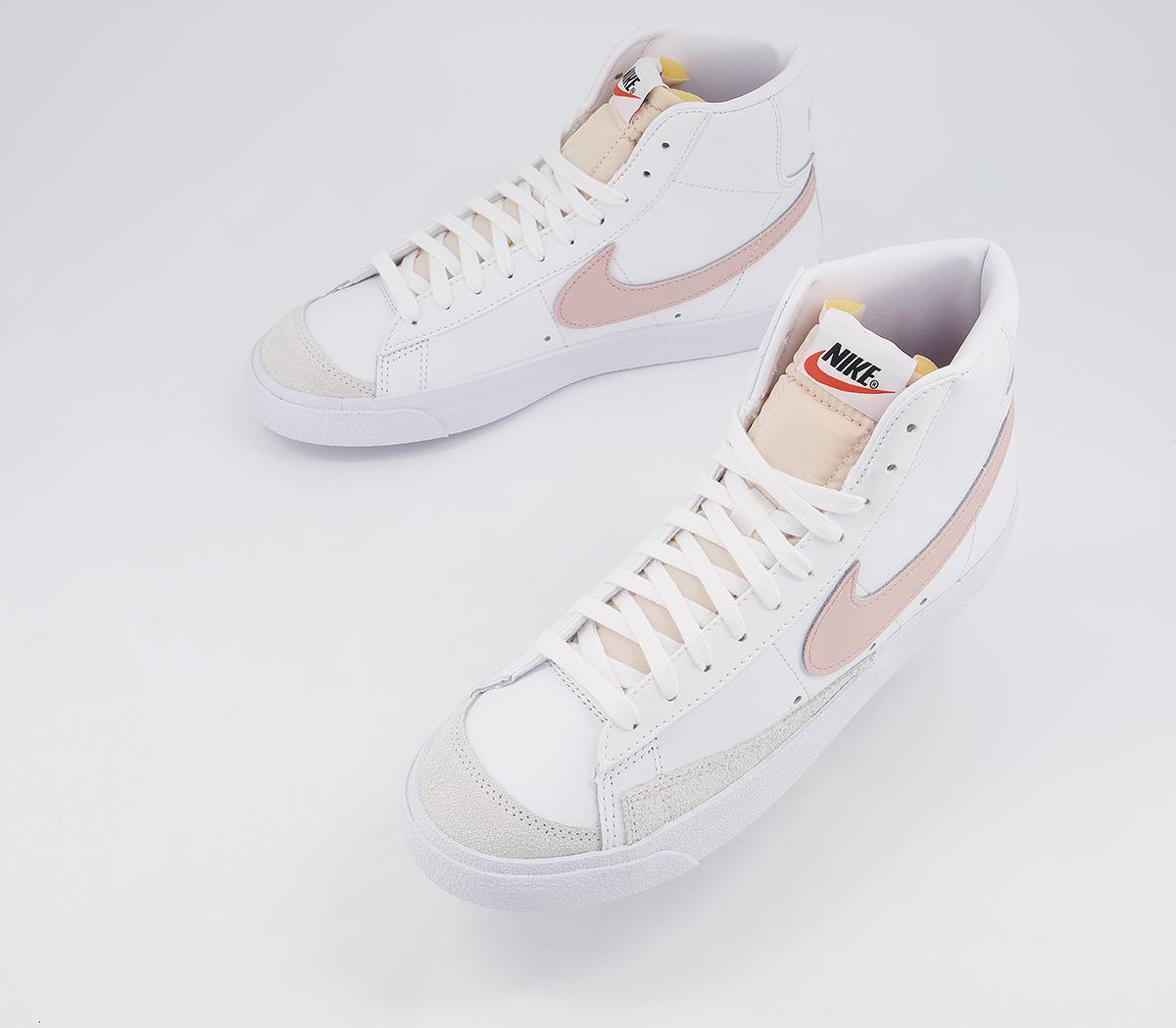 Nike Blazer Mid 77 Trainers Nike Blazer Mid 77 Trainers White Pink Oxford Summit White