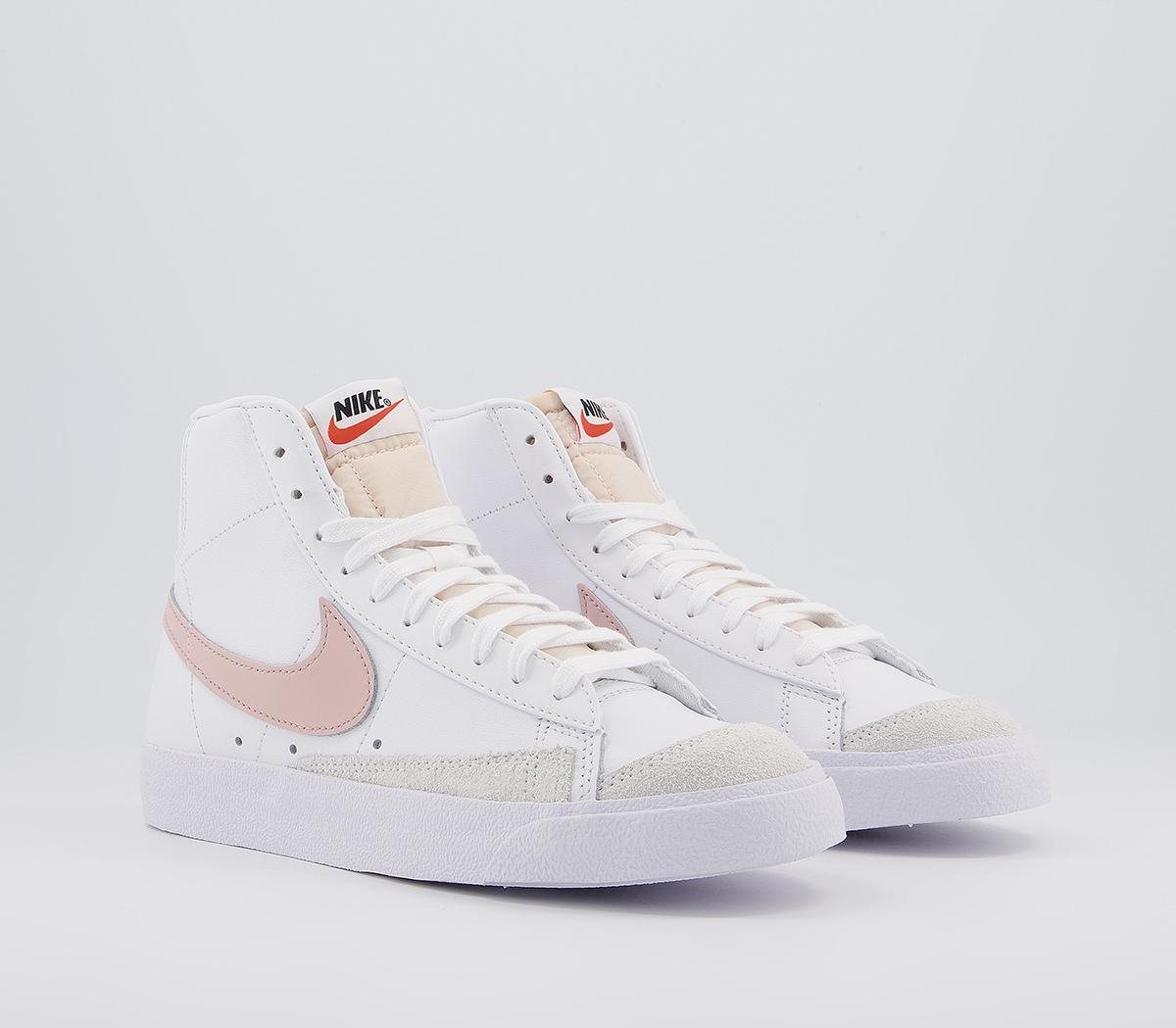 Nike Blazer Mid 77 Trainers Nike Blazer Mid 77 Trainers White Pink Oxford Summit White