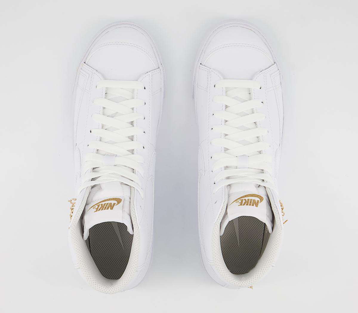 Nike Blazer Mid 77 Trainers Nike Blazer Mid 77 Trainers White White Metallic Gold Jewellery