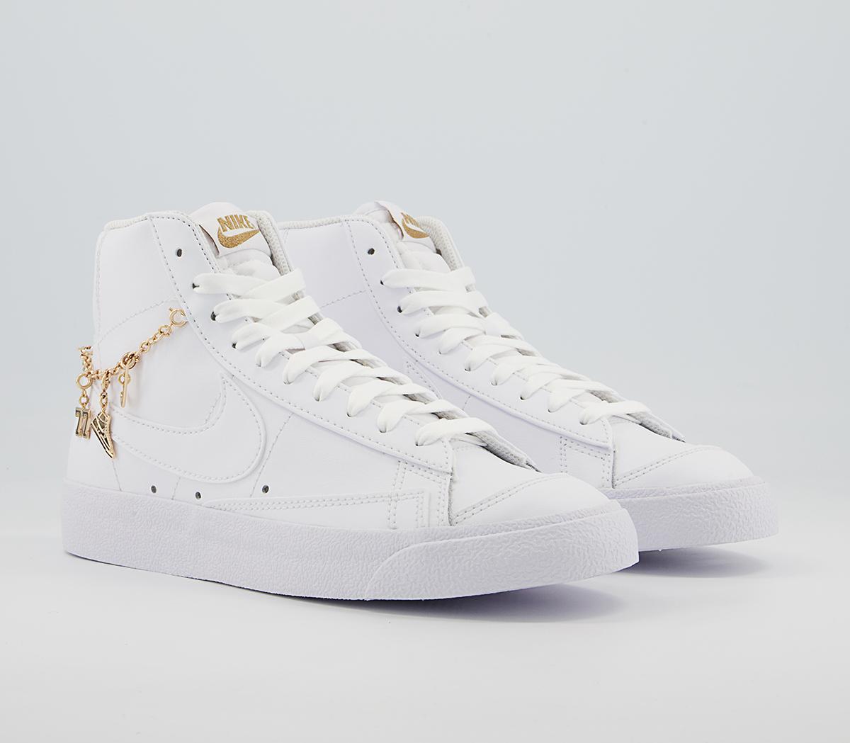 Nike Blazer Mid 77 Trainers Nike Blazer Mid 77 Trainers White White Metallic Gold Jewellery