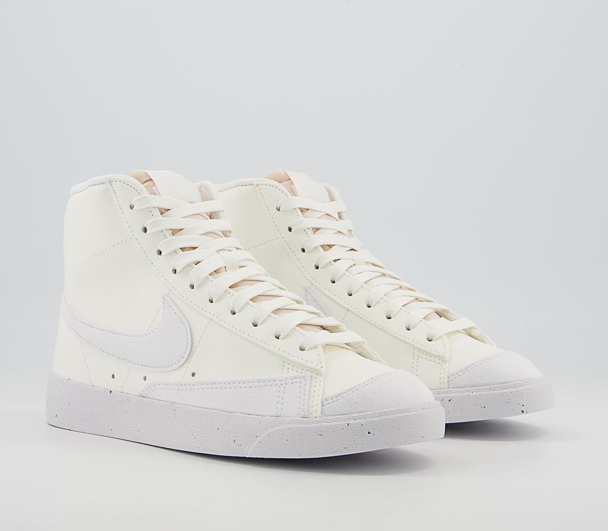 Nike Blazer Mid 77 Trainers Nike Blazer Mid 77 Trainers Next Nature Sail White