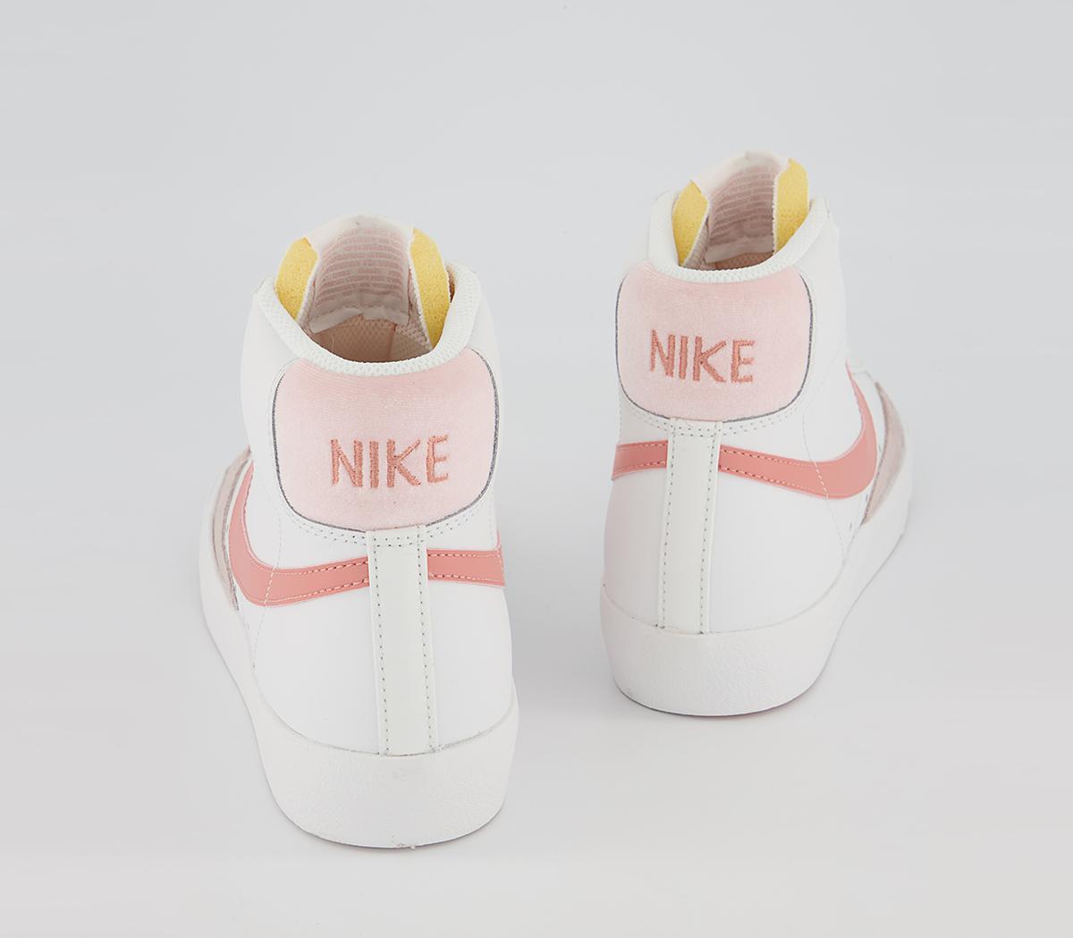 Nike Blazer Mid 77 Trainers Summit White Liht Madder Root Fossil