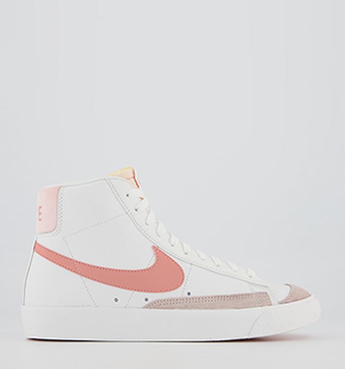 Nike Blazer Mid 77 Trainers Summit White Liht Madder Root Fossil Stone