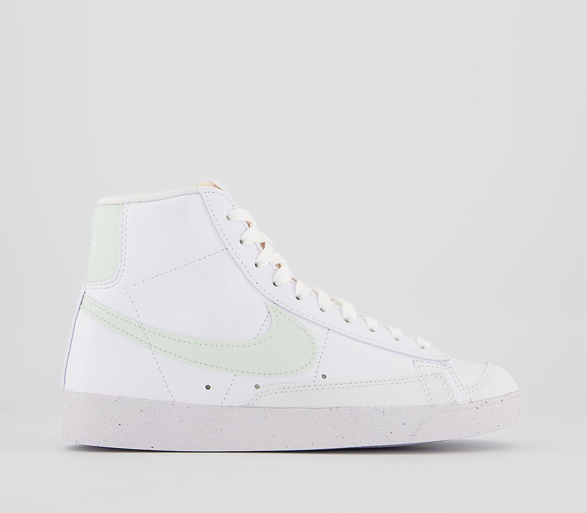 green and white nike blazers