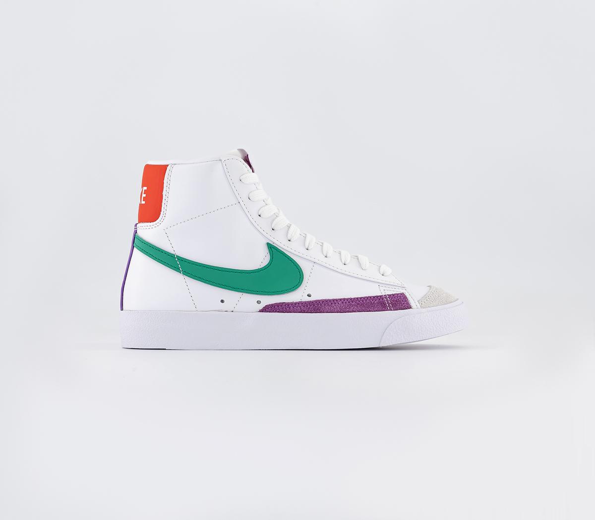 Blazer Mid 77 Trainers White Stadium Green Picante Red
