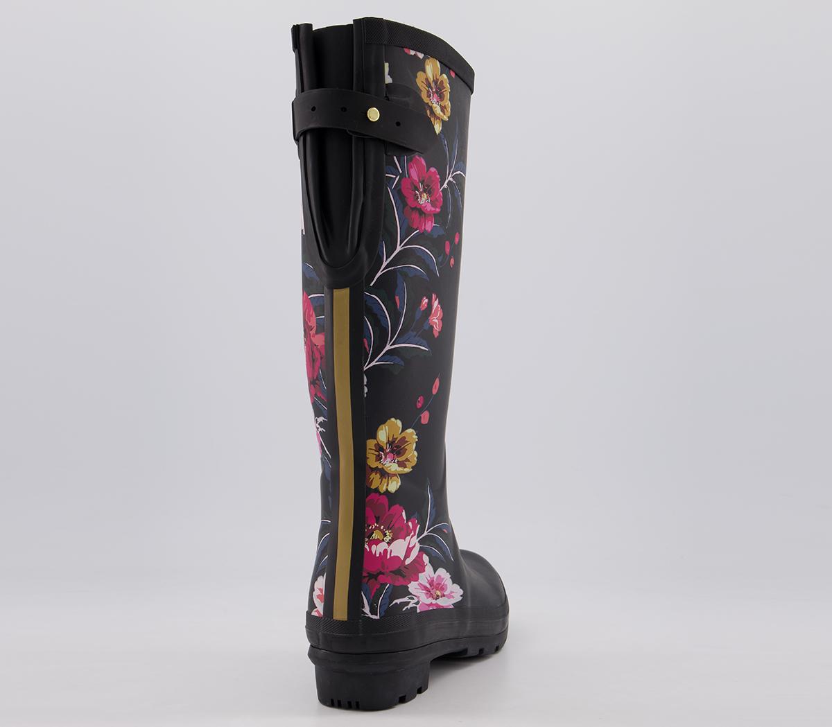 JoulesWelly PrintBlack Border Floral