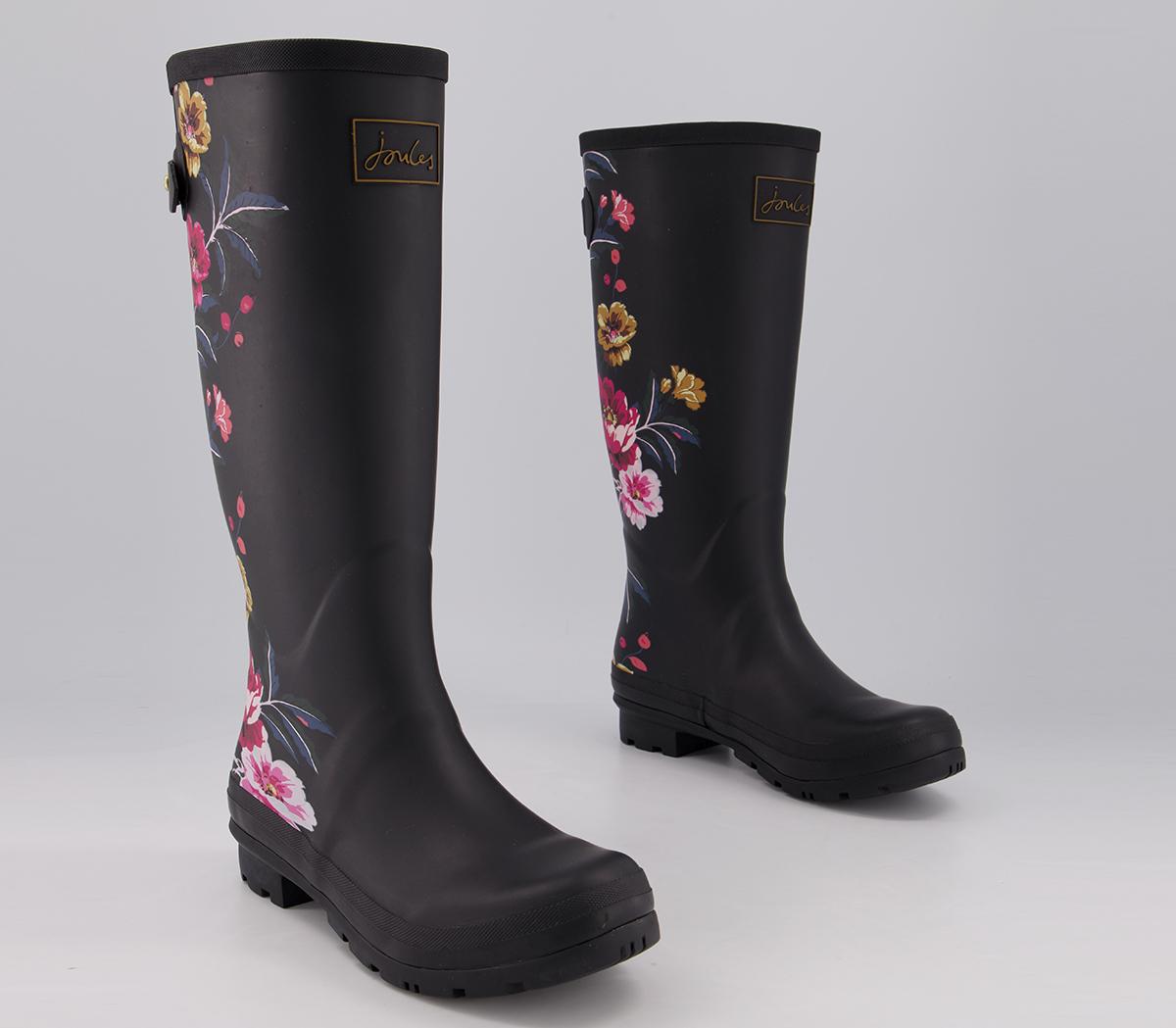 JoulesWelly PrintBlack Border Floral