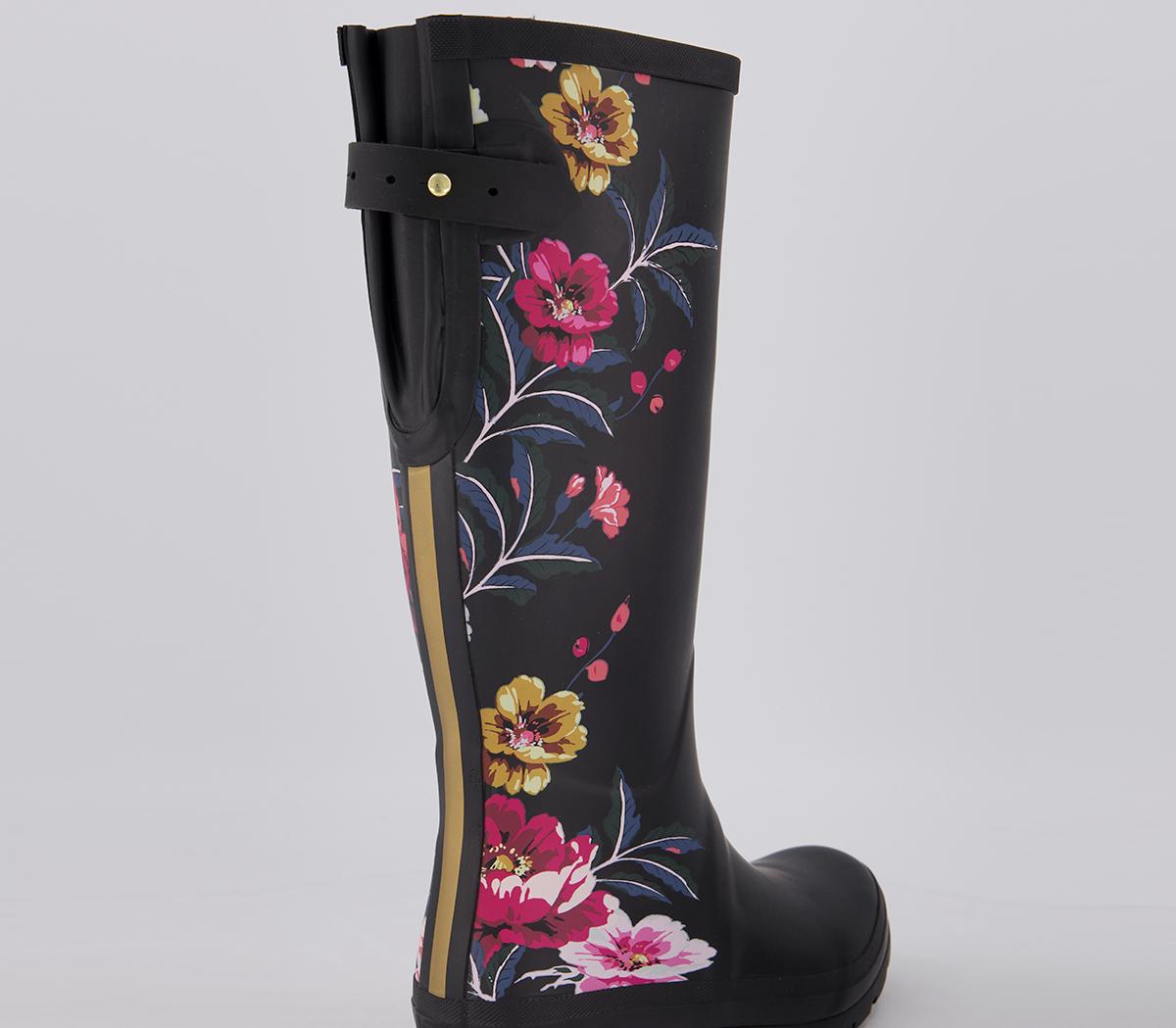 JoulesWelly PrintBlack Border Floral
