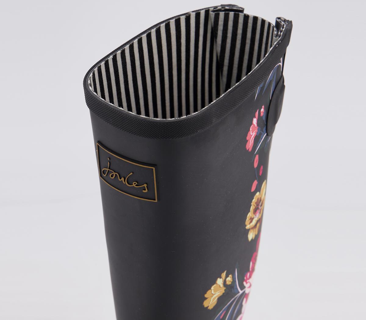 JoulesWelly PrintBlack Border Floral