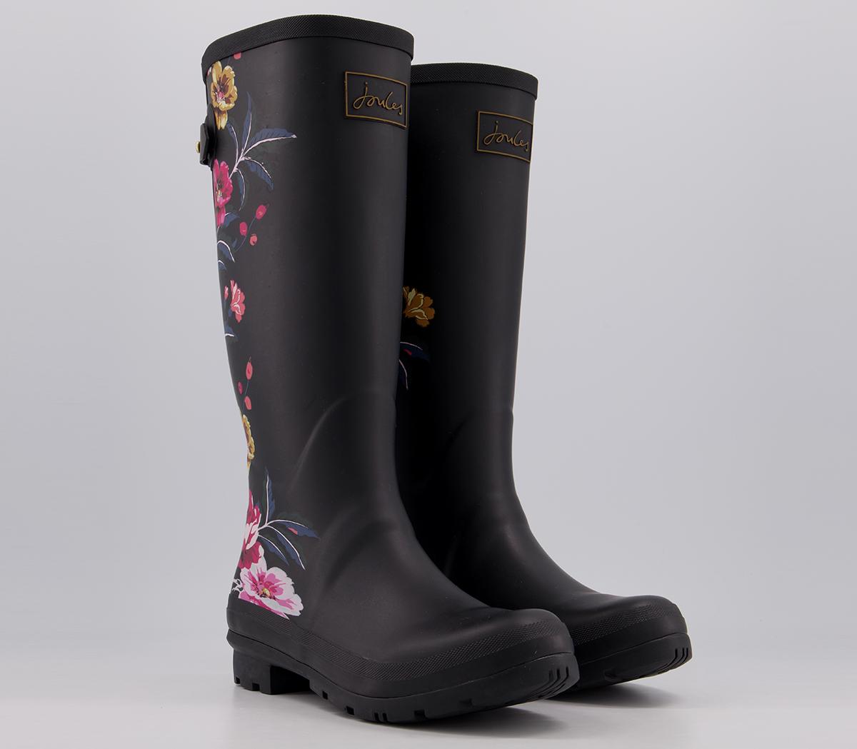 JoulesWelly PrintBlack Border Floral