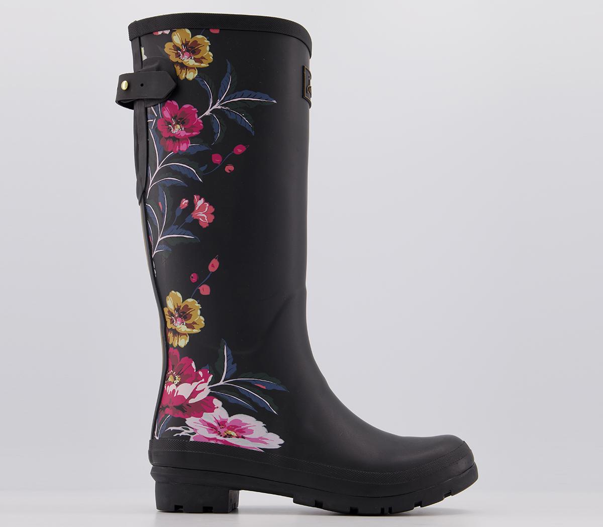 JoulesWelly PrintBlack Border Floral