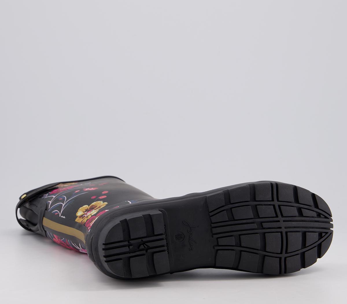 JoulesWelly PrintBlack Border Floral
