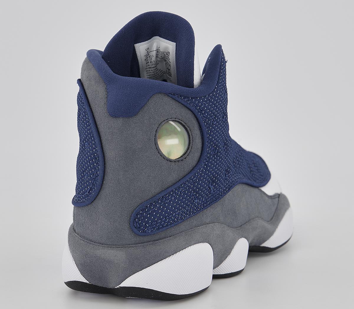 JordanJordan 13 Retro TrainersNavy Univ Blue Flint Grey White