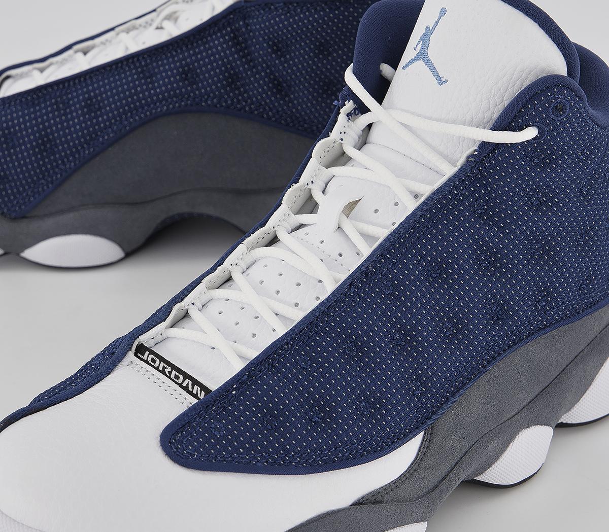 JordanJordan 13 Retro TrainersNavy Univ Blue Flint Grey White
